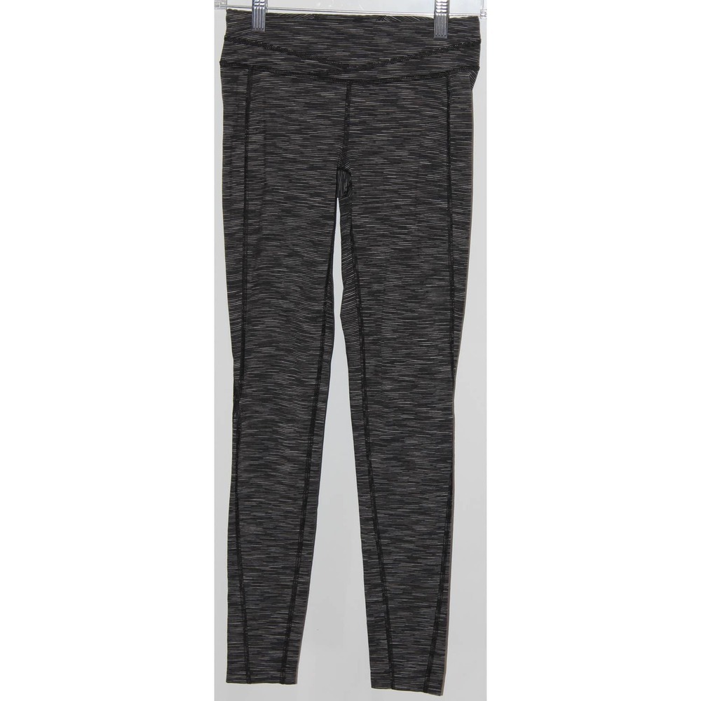 Womens Lucy Powermax Athletic Leggings Gray Full Length Tights Yoga Pants Size S